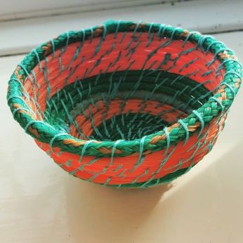 A fishing net bowl by @kittiekiller (Instagram)